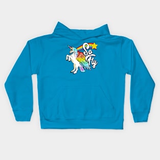 Unicorn So Fly Kids Hoodie